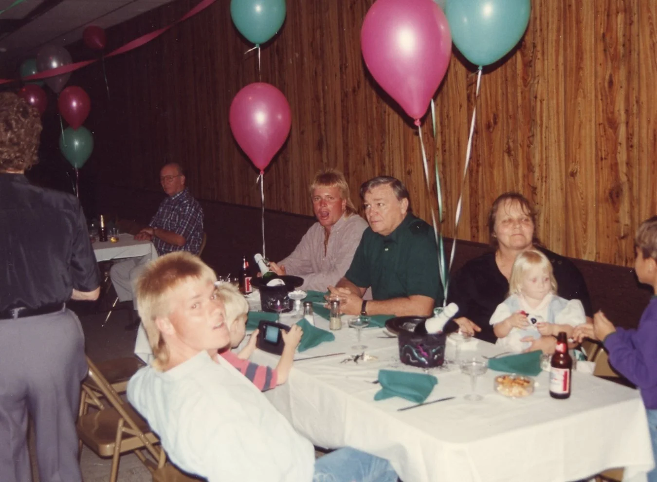 The Bowers: Rob, DJ, John, Marion, Sandy, Amber and Michael