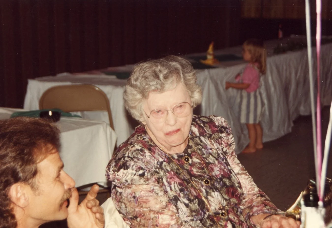 Mary Boden with Mike