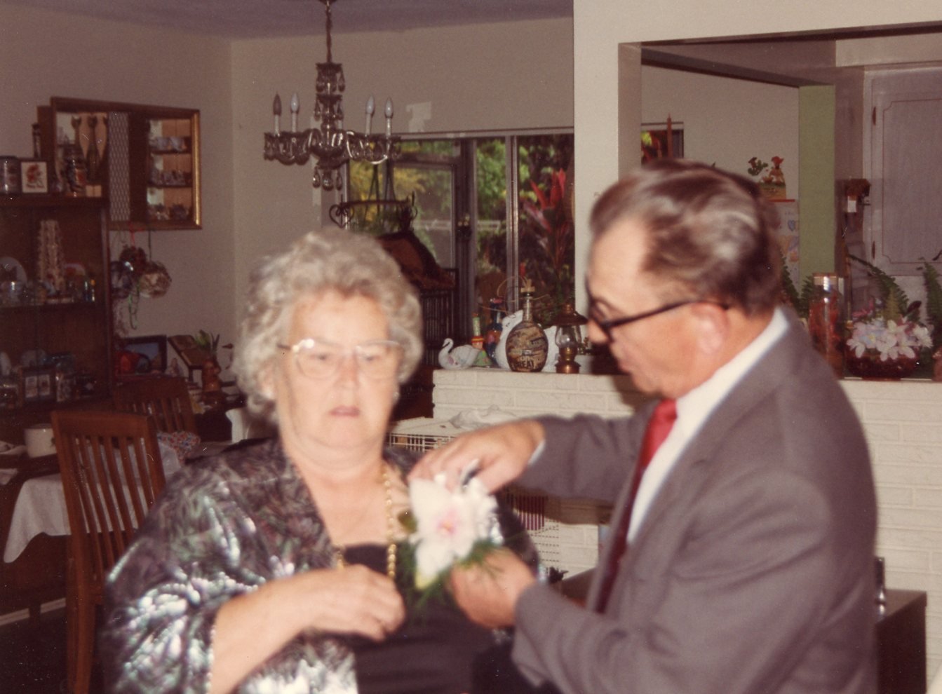 John & Anna Getting Ready for the Surprise