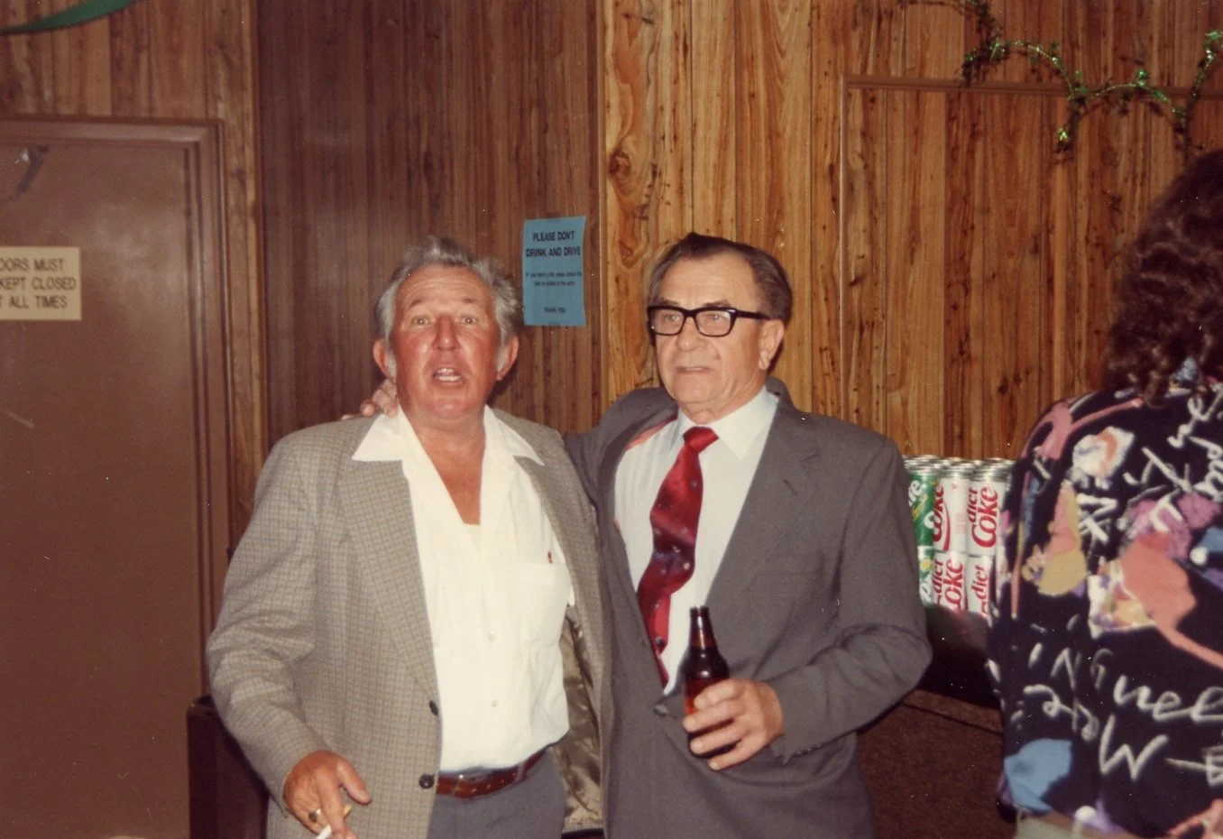 Mr. Chomiak needs another beer.