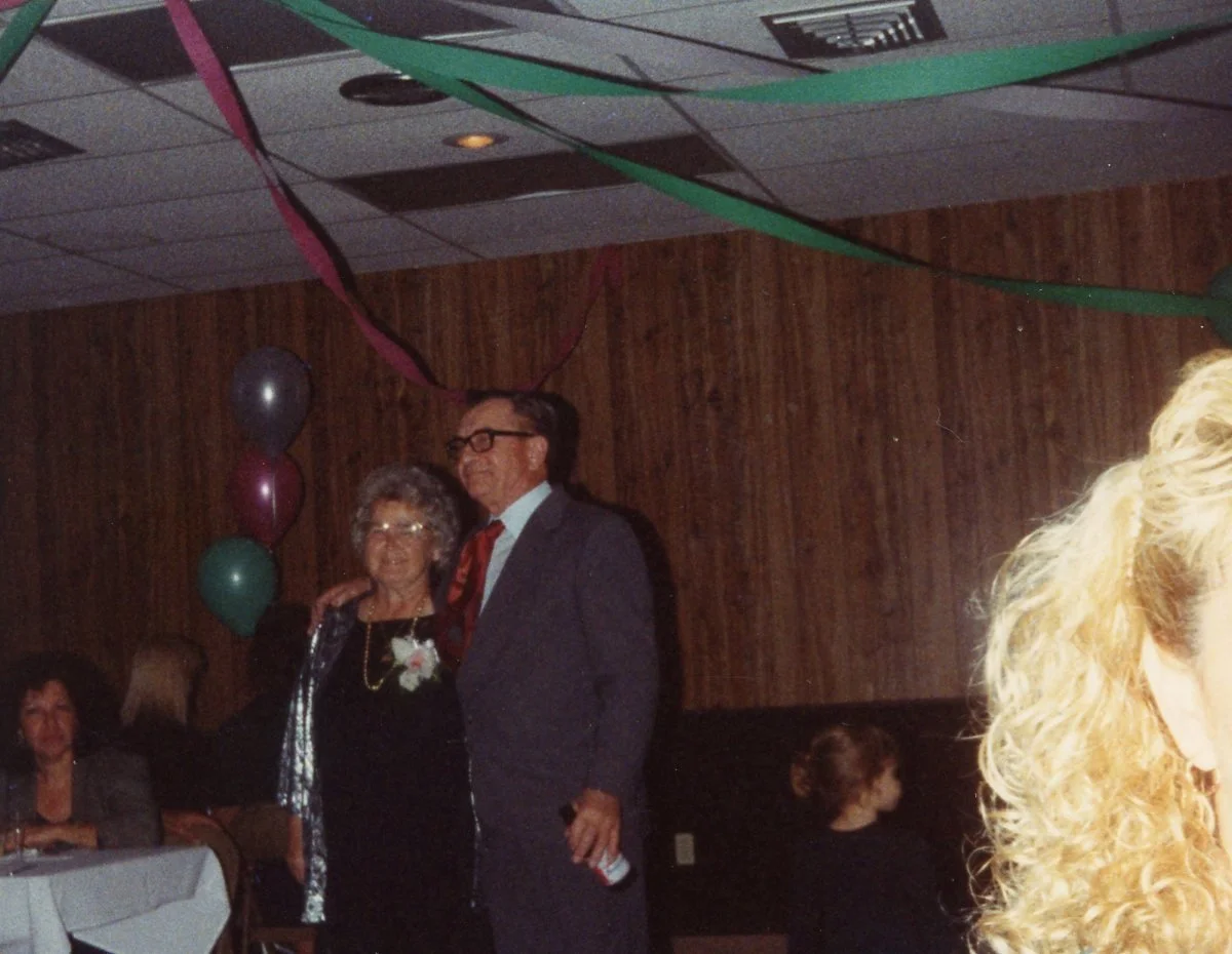 John and Anna Reflecting on an Amazing Night