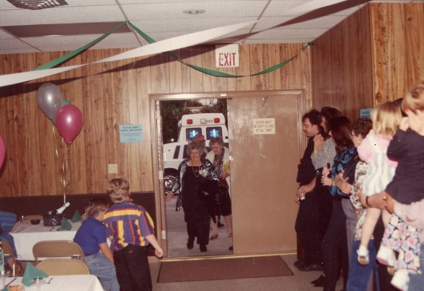 Anna Enters the Hall with Family Waiting 