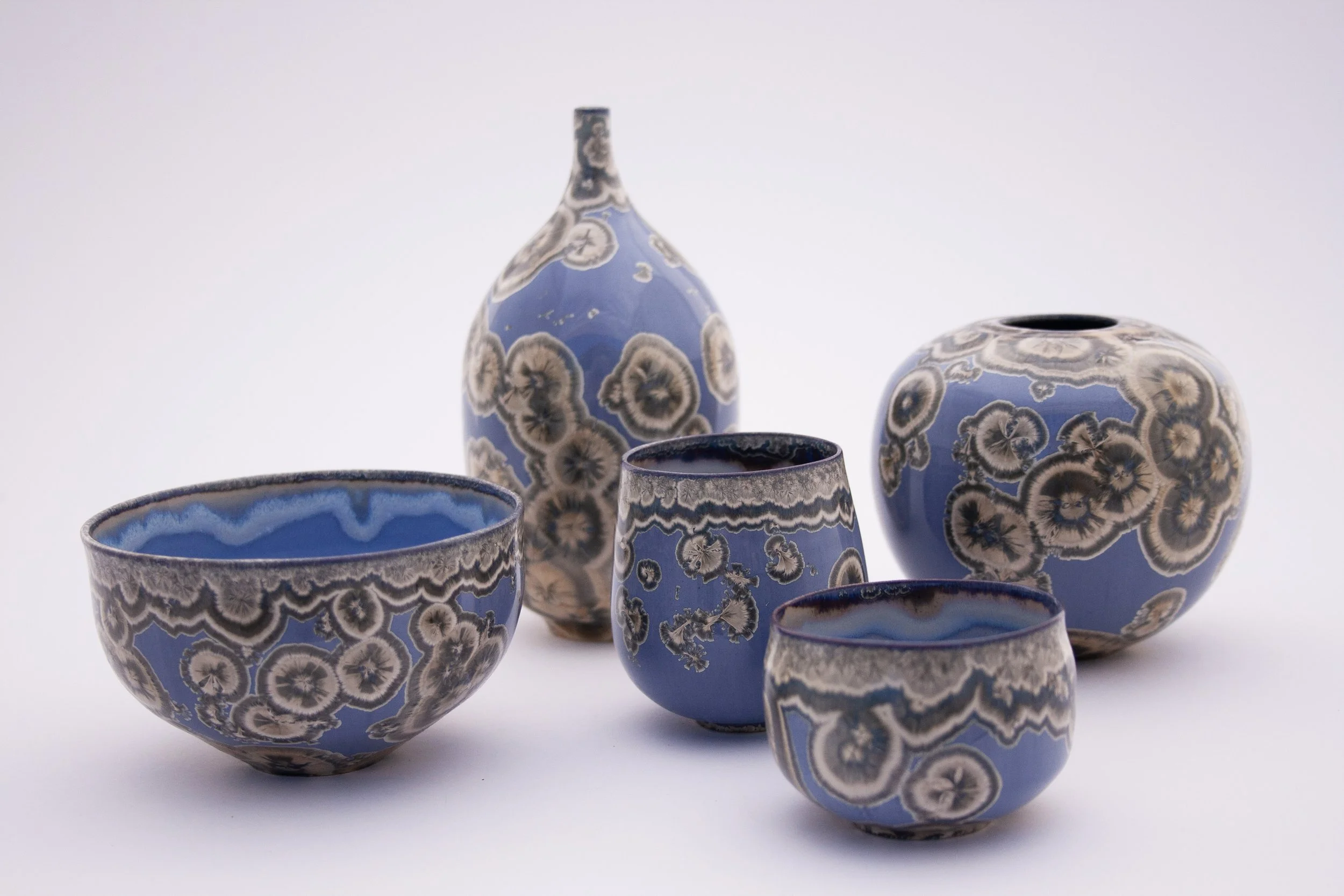 collectible ceramics crystalline ceramics crystal glazes studio potter