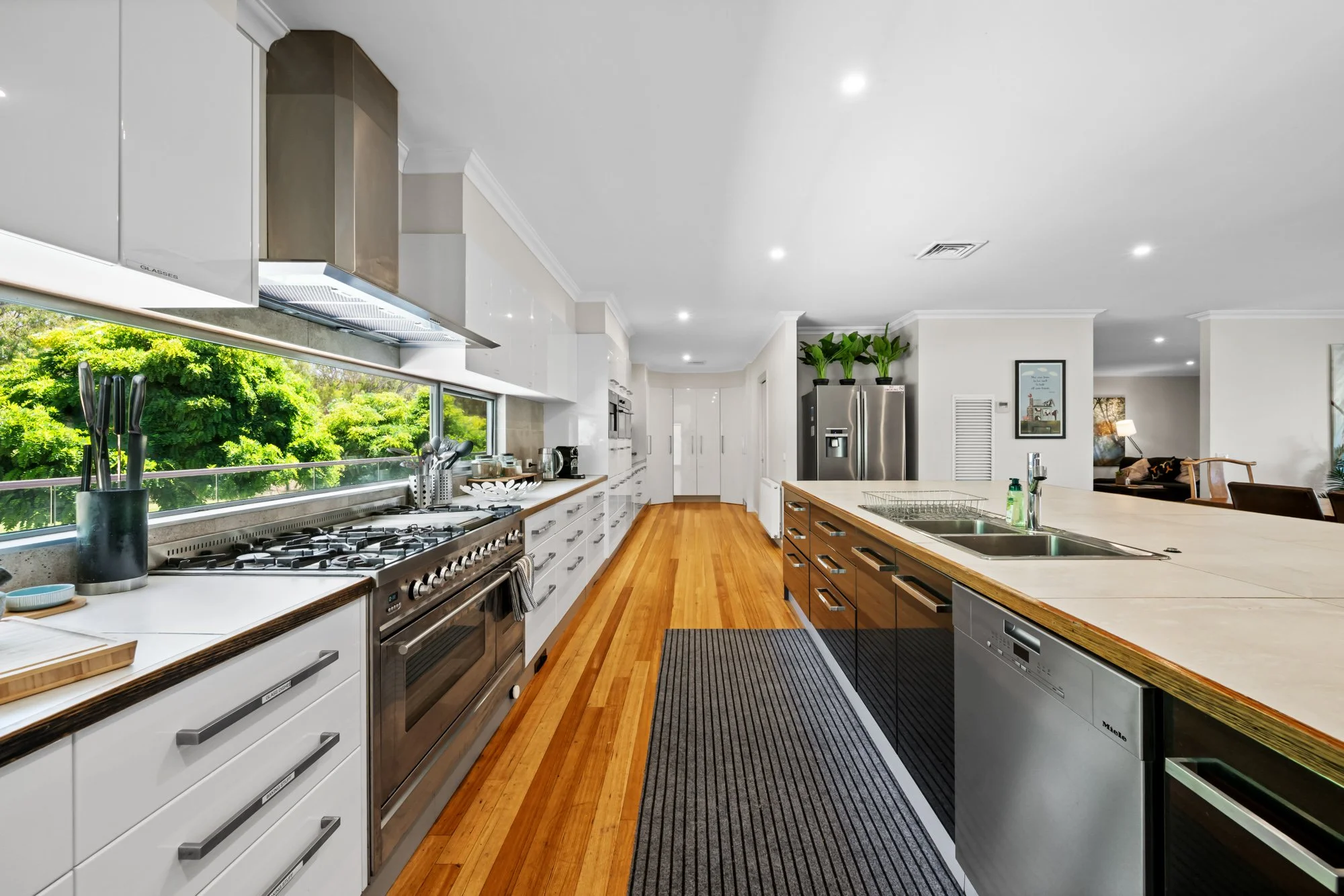 The large kitchen at Andana