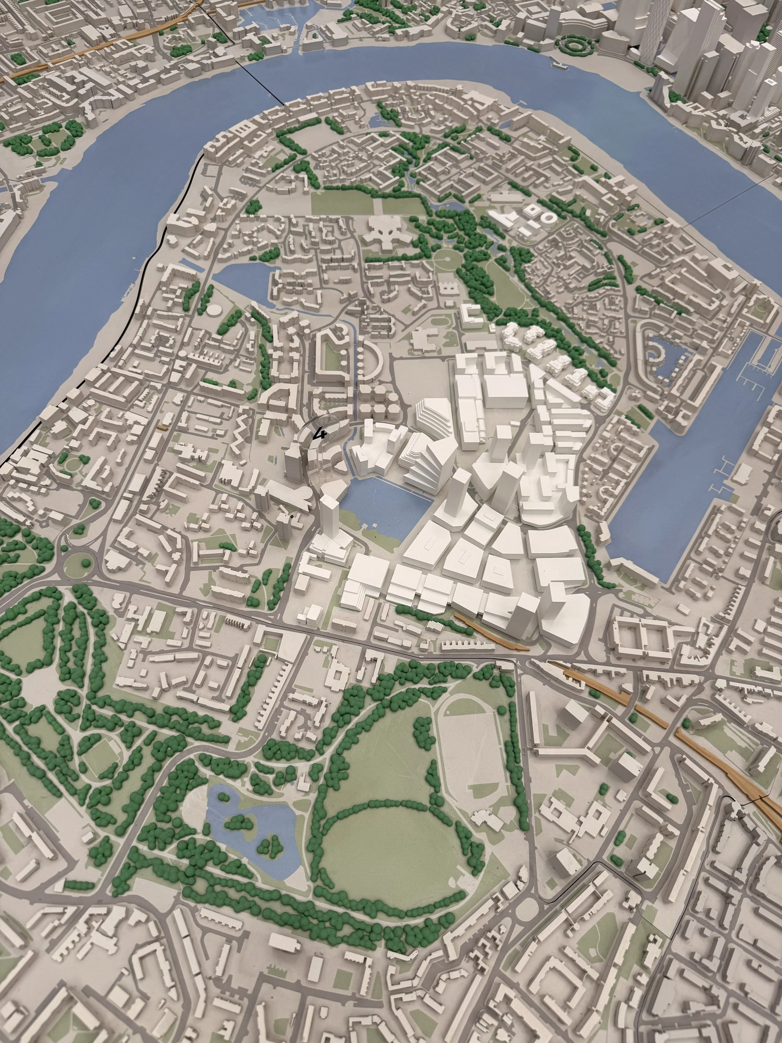 NLA Model of Rotherhithe Peninsula © 2026 Steve Alderson