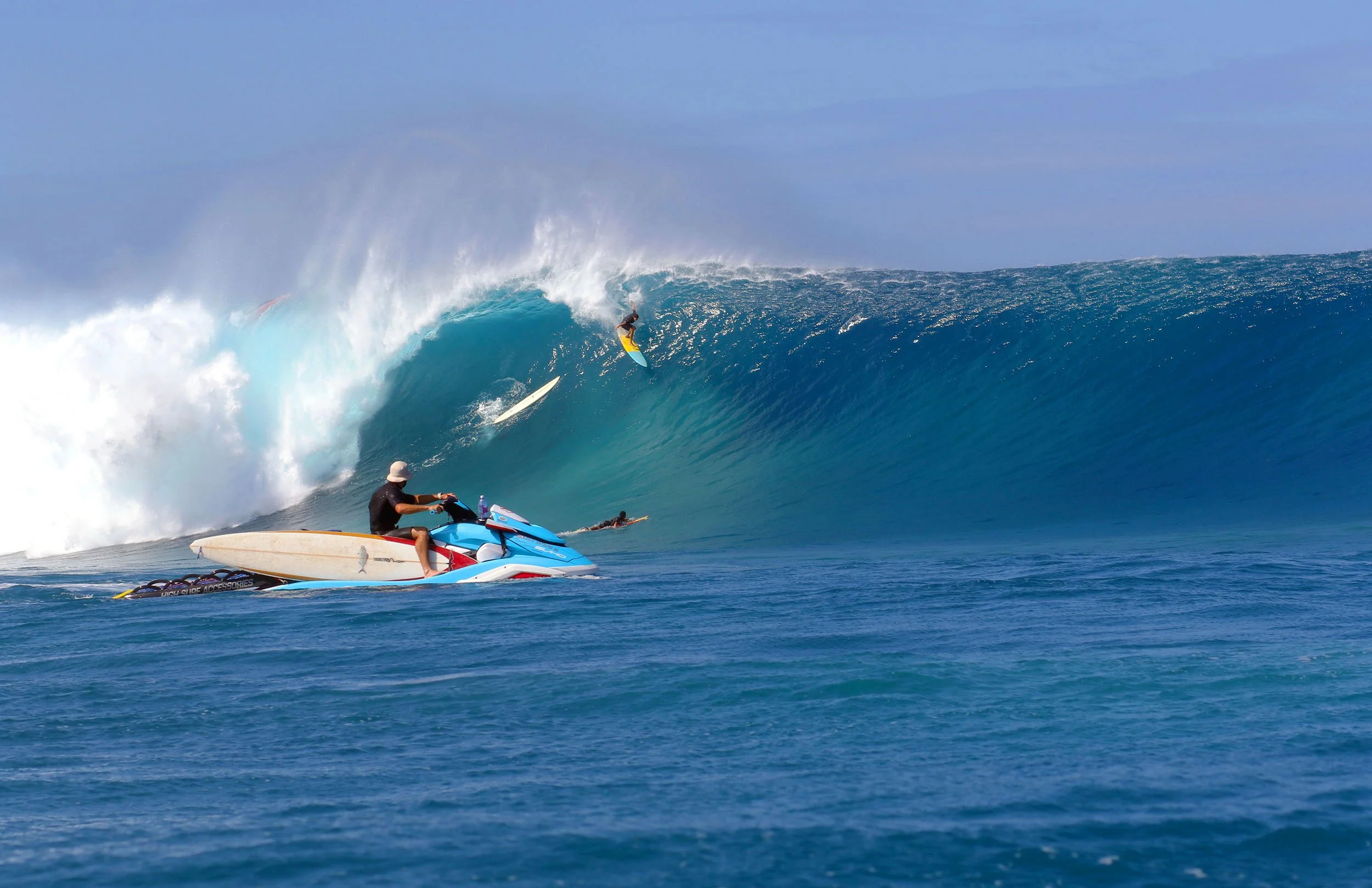 Unknown Surfer, Himalayas, Oahu, Hawaii