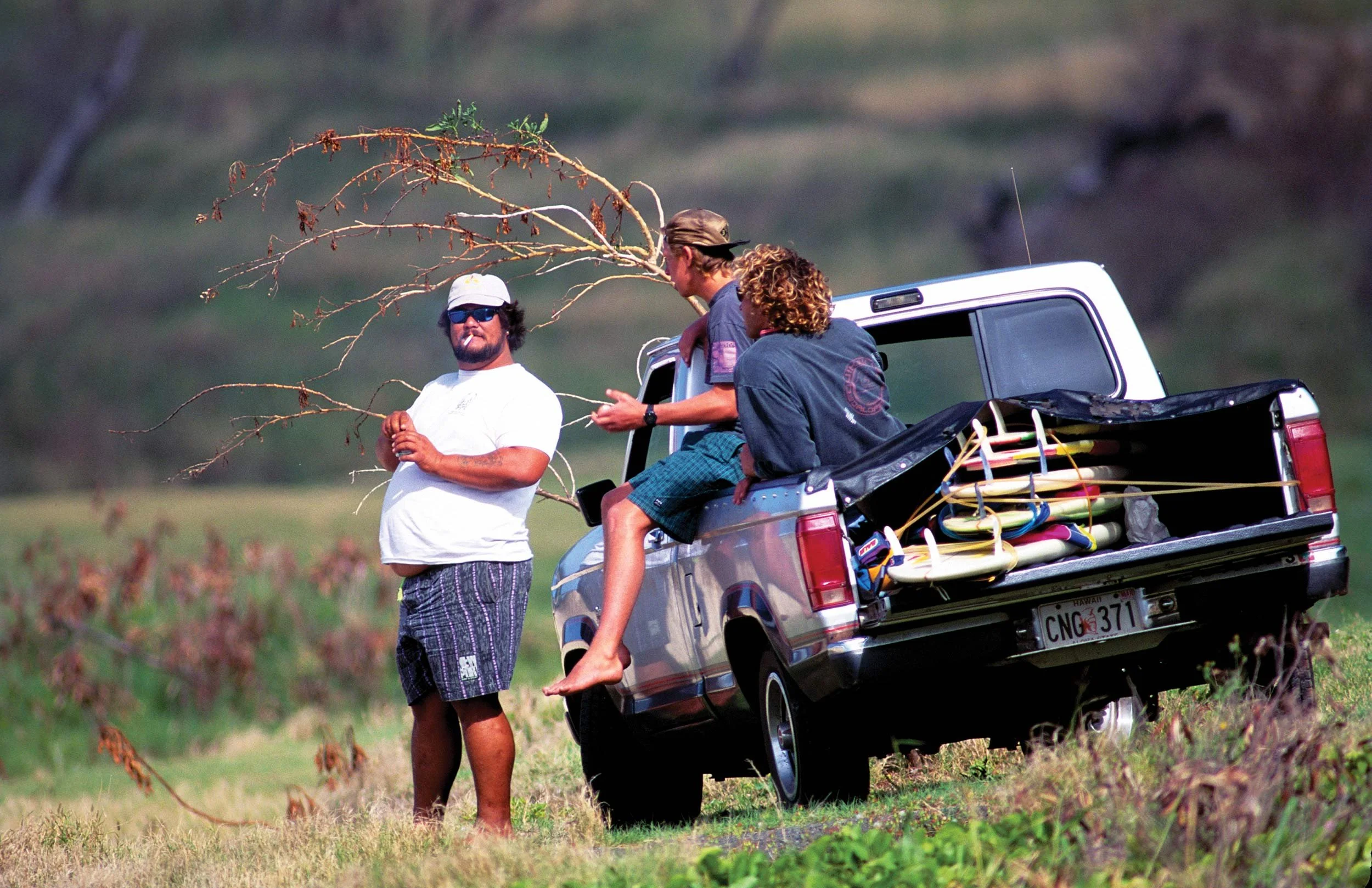 Albert "Junior Boy" Moepono, Peter Davey, Liam McNamara, Westside, Oahu, Hawaii
