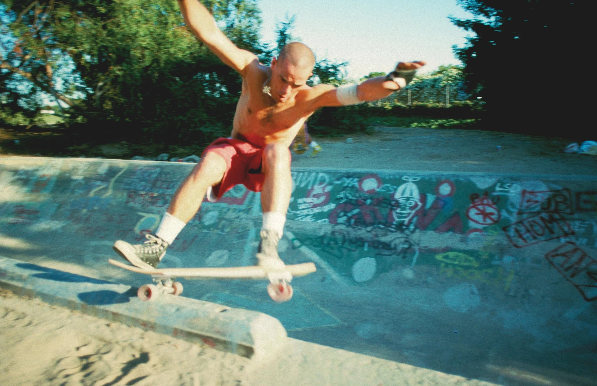 Duane Peters, ditch, California