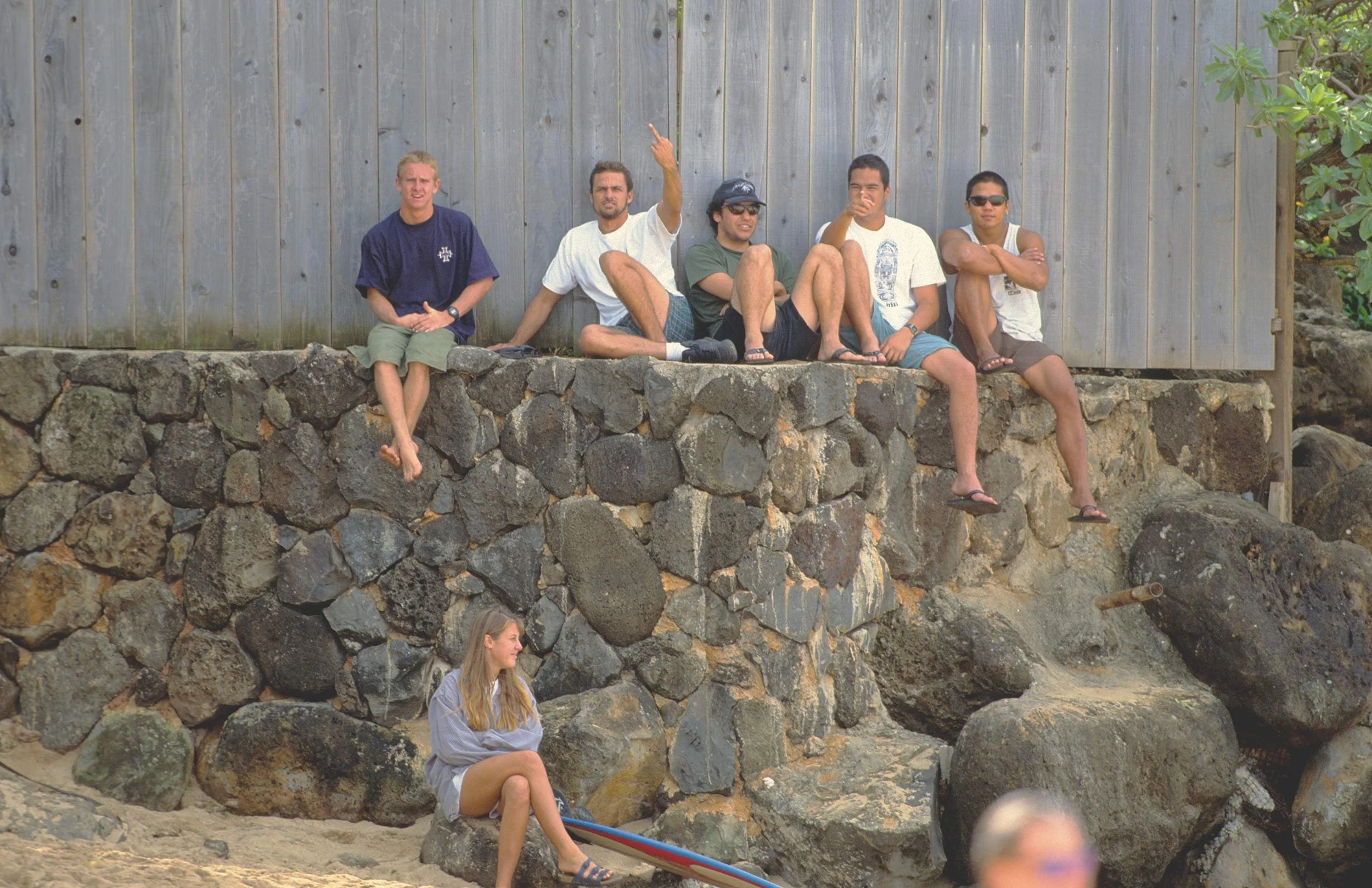 Noah Johnson, Todd Chesser, Chuy Reyna, Ronald Hild, OTW, Oahu, Hawaii