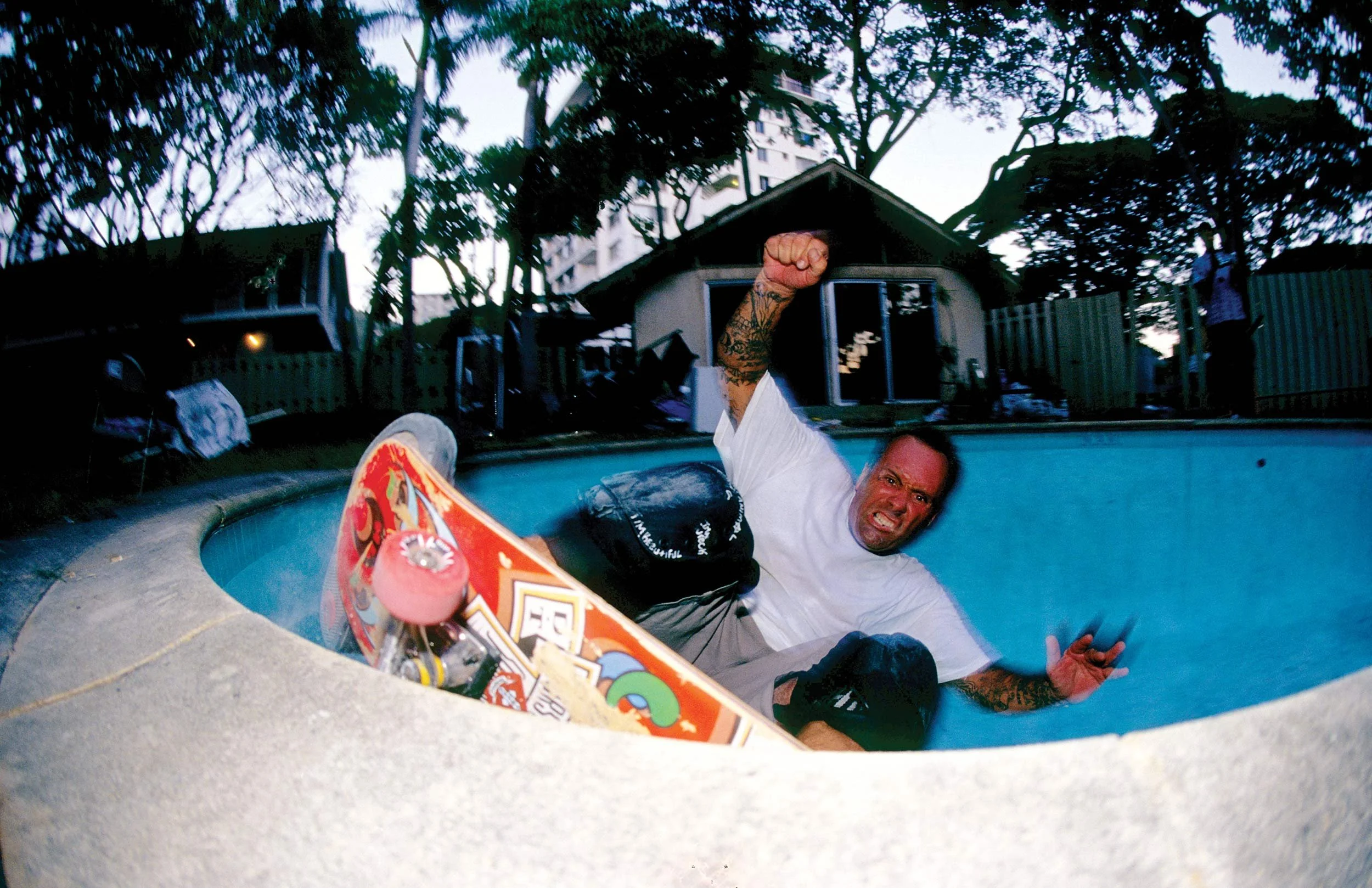 Jay Adams, YMCA Pool, Honolulu, Oahu, Hawaii