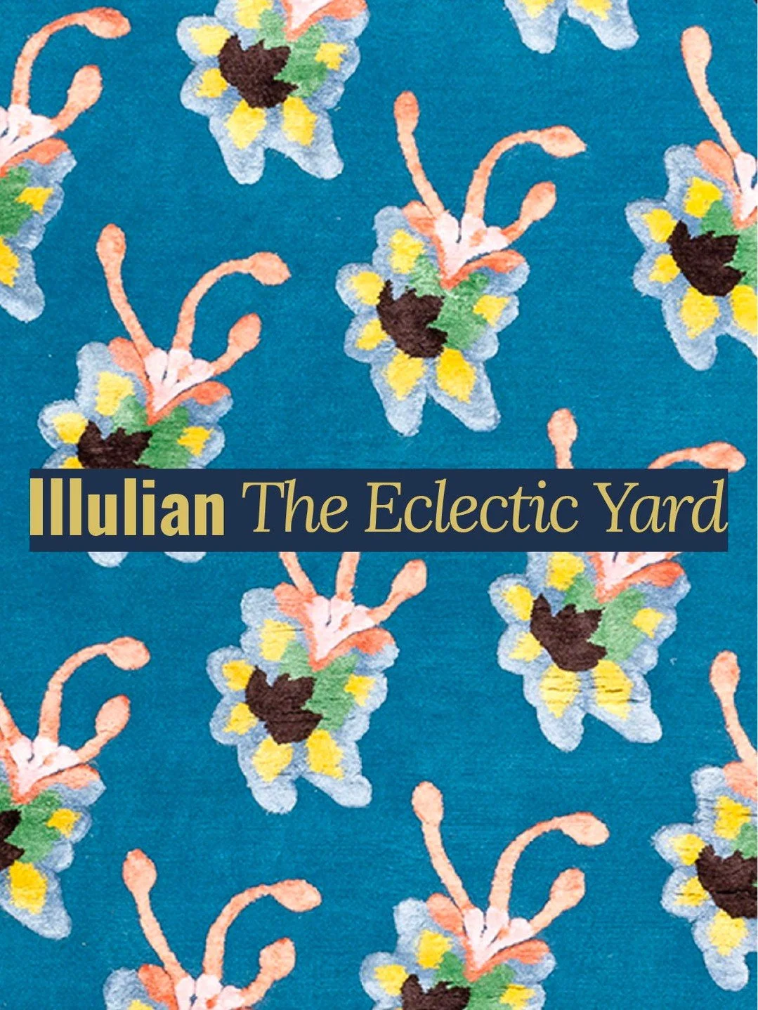 Inspired by the nostalgic charm of a 1950s Californian yard, The Eclectic Yard transforms an imagined landscape into a vibrant collection of rugs.
Lush flowers, organic forms and luminous colours come together to create immersive compositions that bl