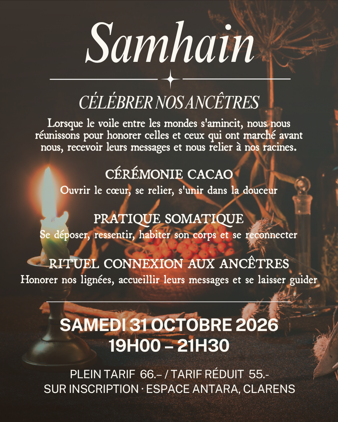 ✨ SAMHAIN — Célébrer nos ancêtres