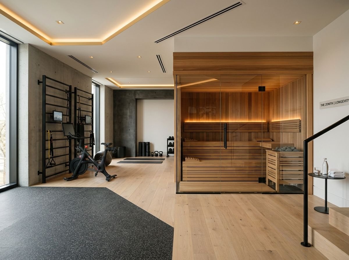 High-Performance Fitness Center & Thermal Sauna Suite