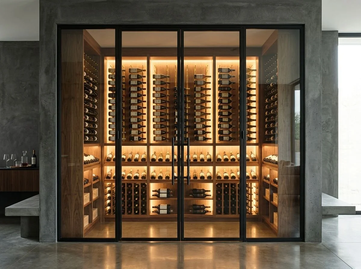 The Sommelier's Glazed Wine Vault