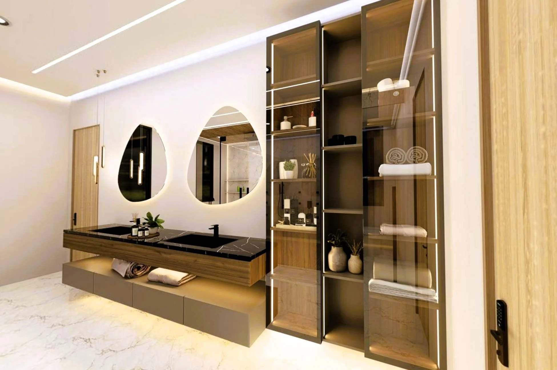 Floating Vanity & Storage