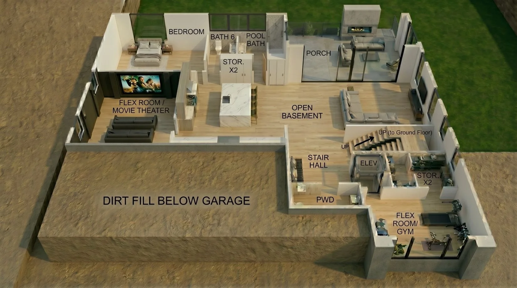  Terrace Level Layout
