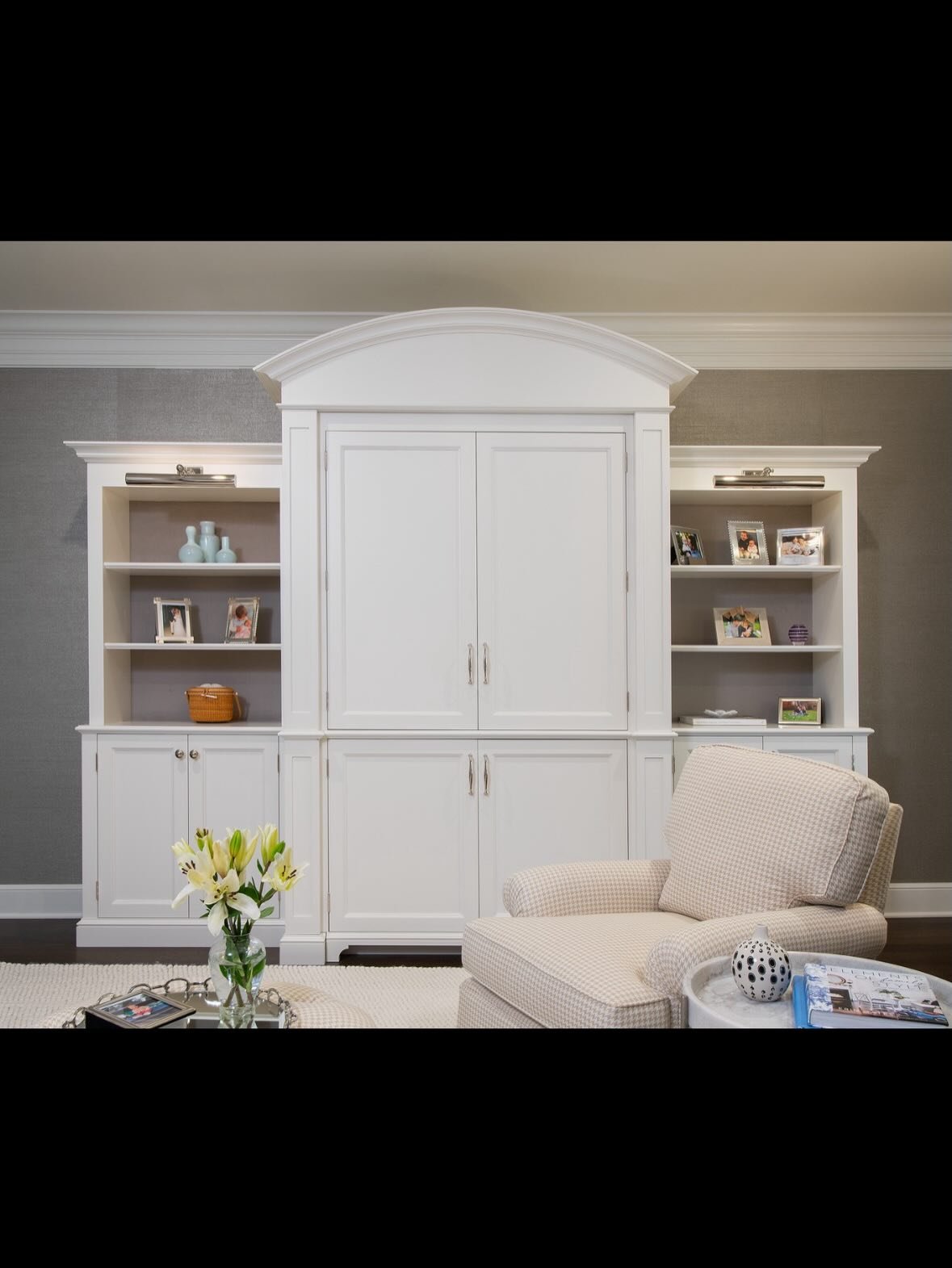 Custom Bar Cabinet from design to completion.