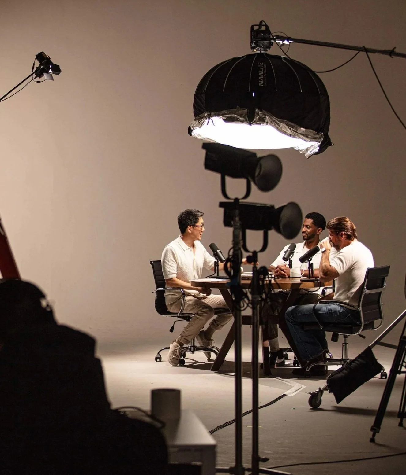 Ted Chen on an interview.