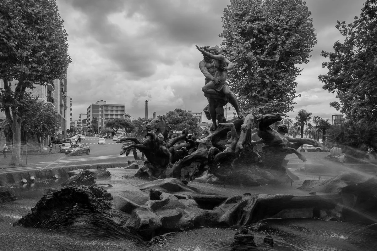 La fontana del Ratto di Proserpina di Catania