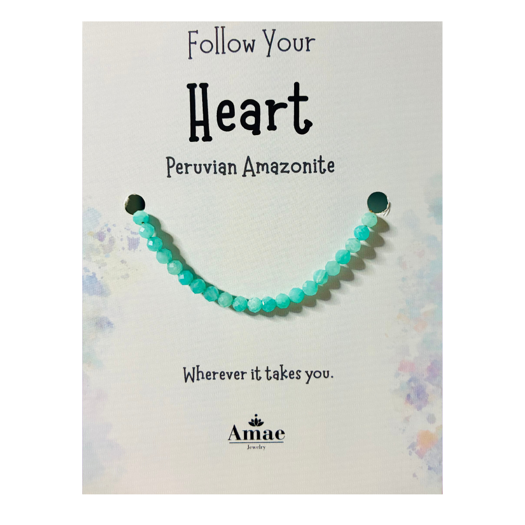 Follow Your Heart | Peruvian Amazonite