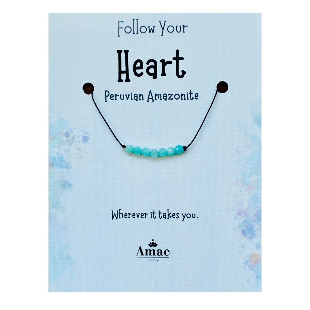 Follow Your Heart | Peruvian Amazonite