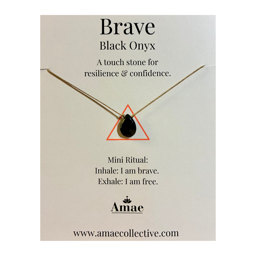 Brave Ritual Necklace~ Black Onyx