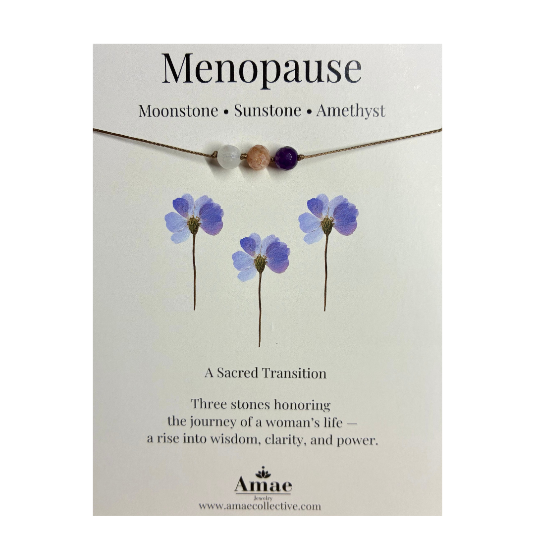 Menopause | Black Tourmaline Necklace for Strength & Transformation