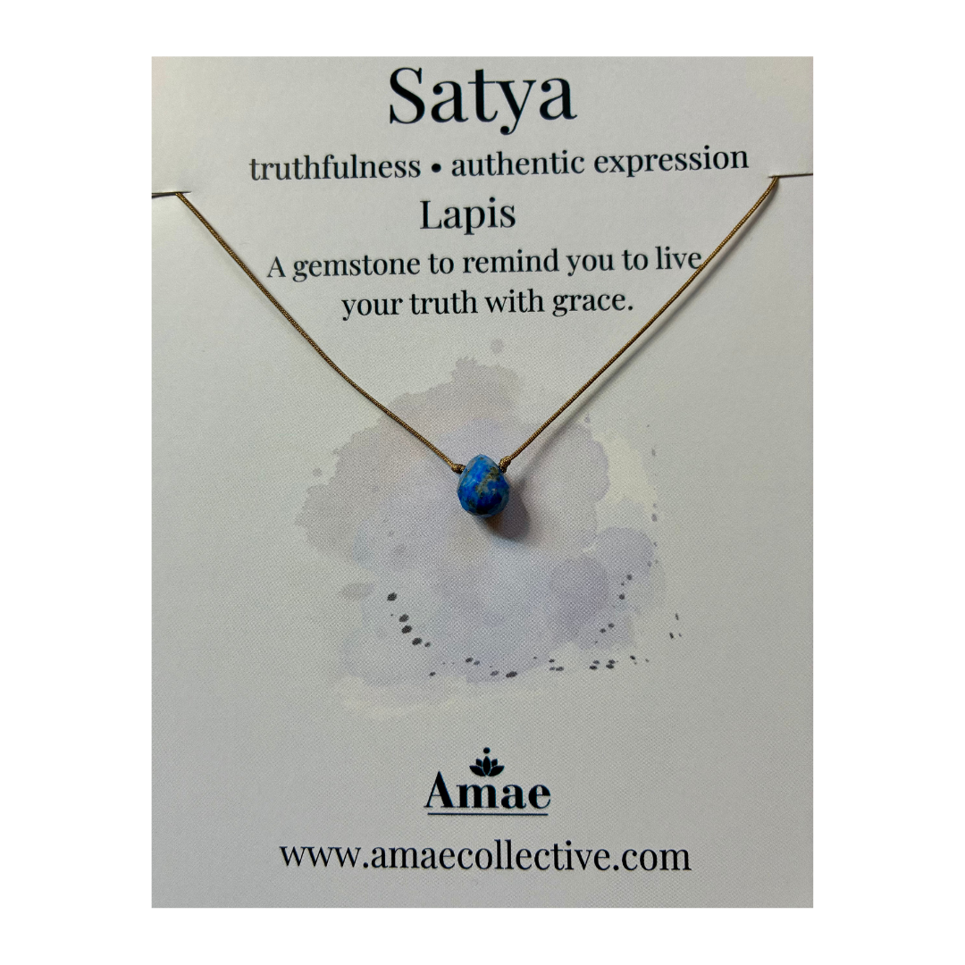 Satya- Truthfulness~ Lapis Blue