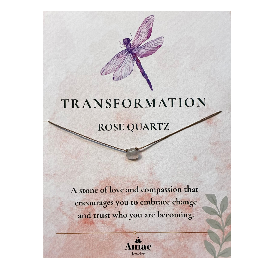 Transformation | Rose Quartz Necklace