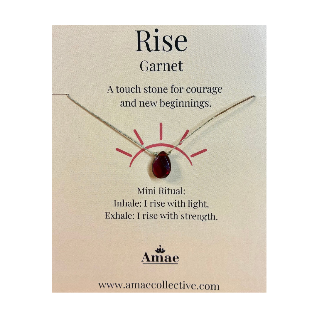 Rise Ritual Necklace~ Garnet