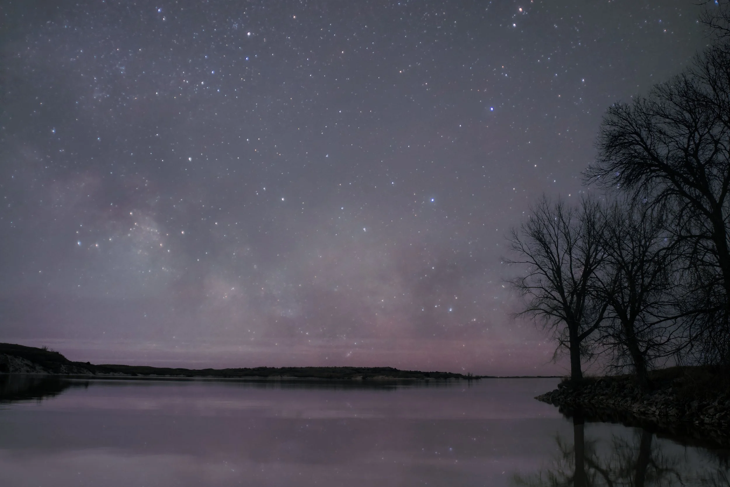 Milky Way over Merritt Reservoir