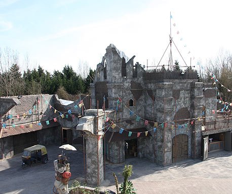 Wild Asia Roller coaster main building