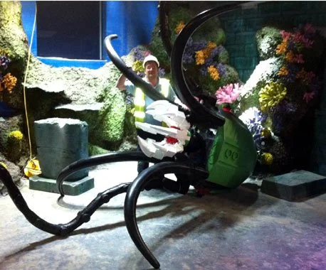 Legoland Atlantis in-tank 4m Lego squid