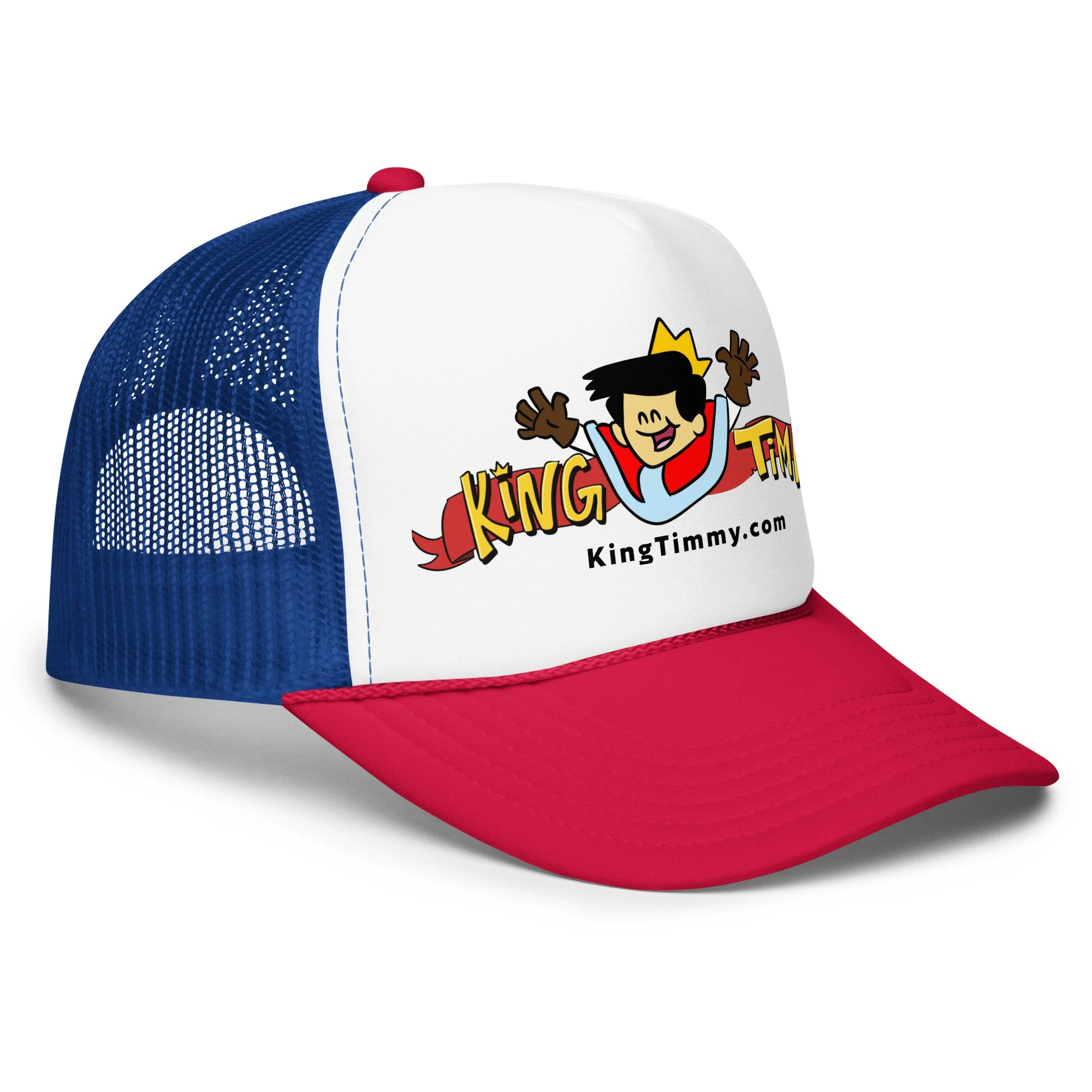 King Timmy and Logo foam trucker hat