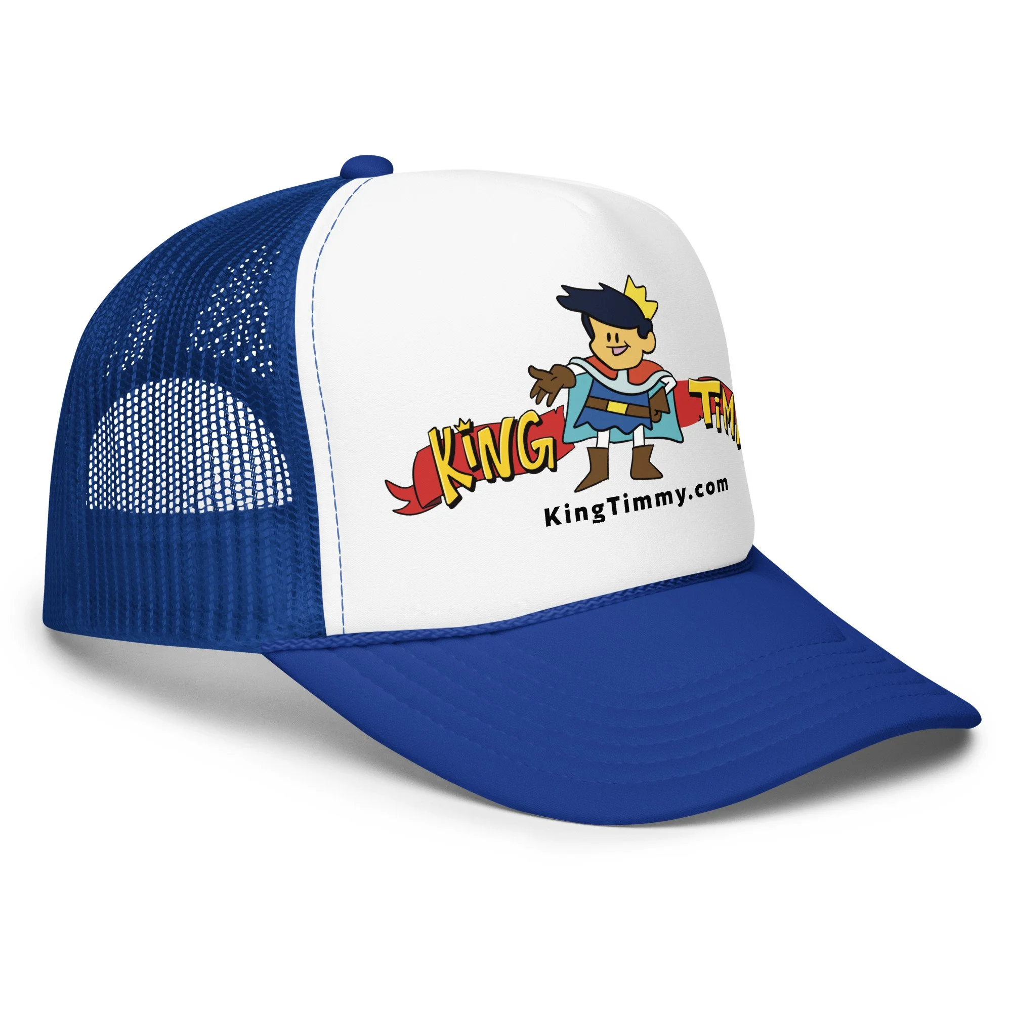 Logo and King Timmy foam trucker hat