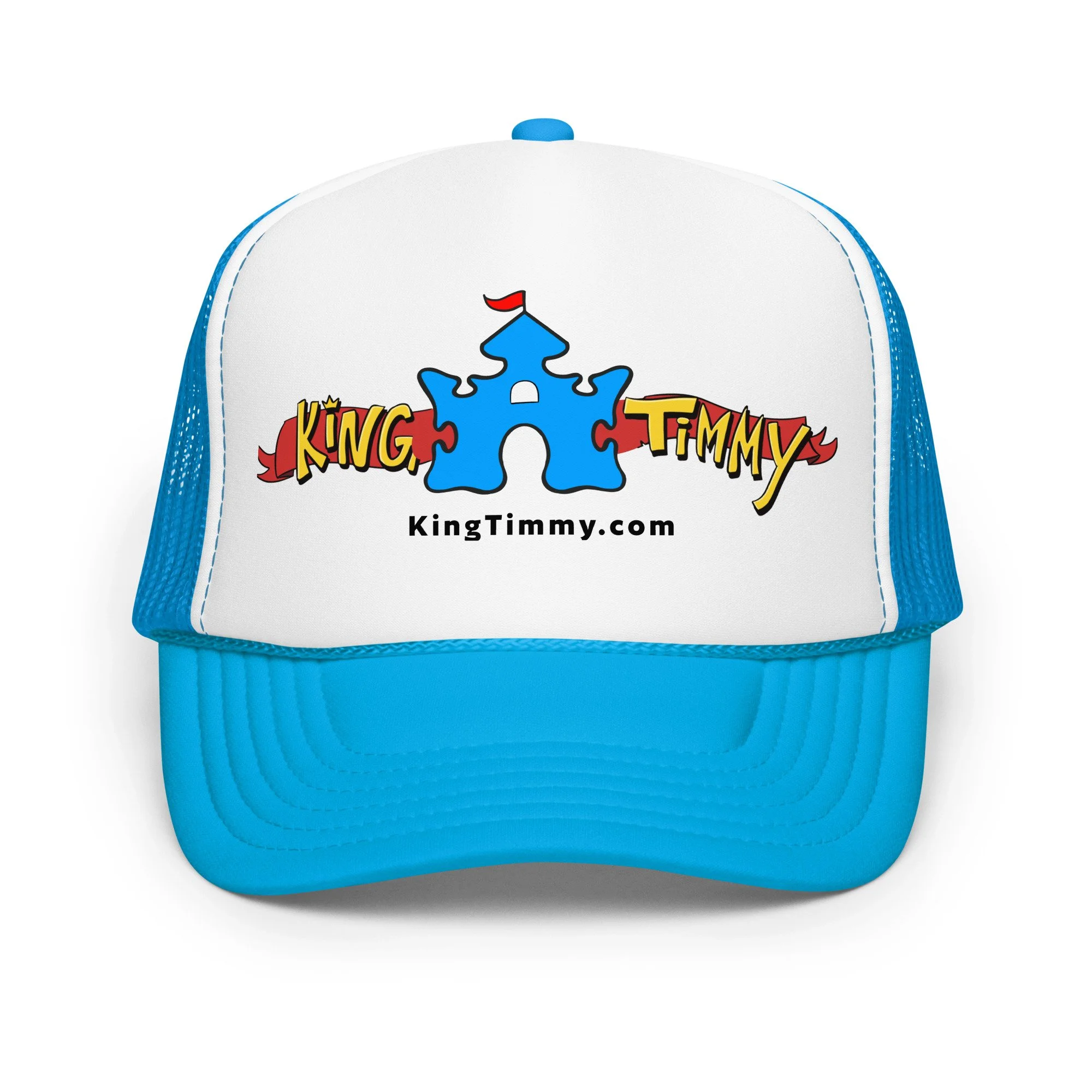 Timmy's Special Kingdom Puzzle Piece foam trucker hat