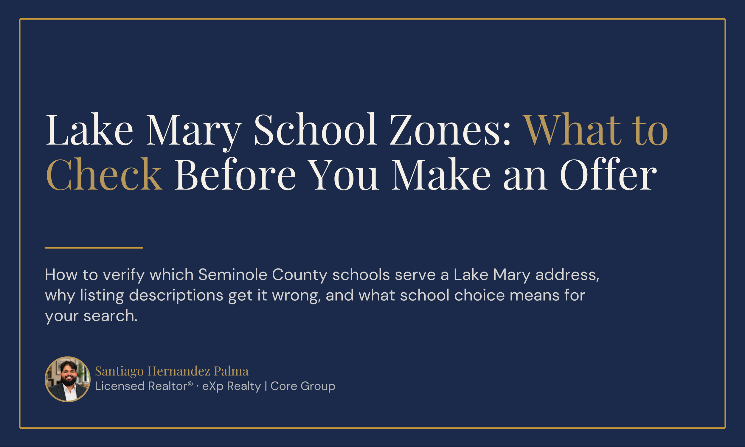 Lake Mary School Zones: What to Check Before You Make an Offer