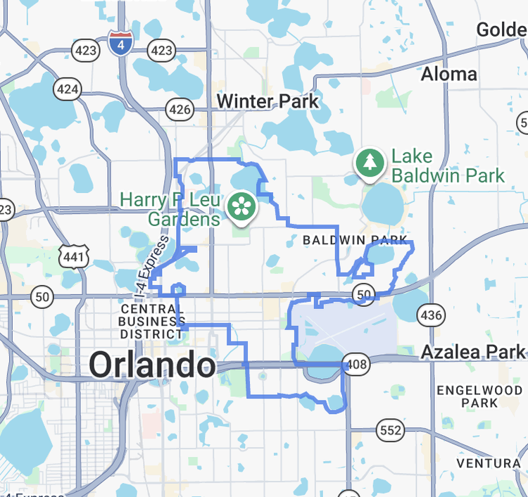 Mills 50 boundary map