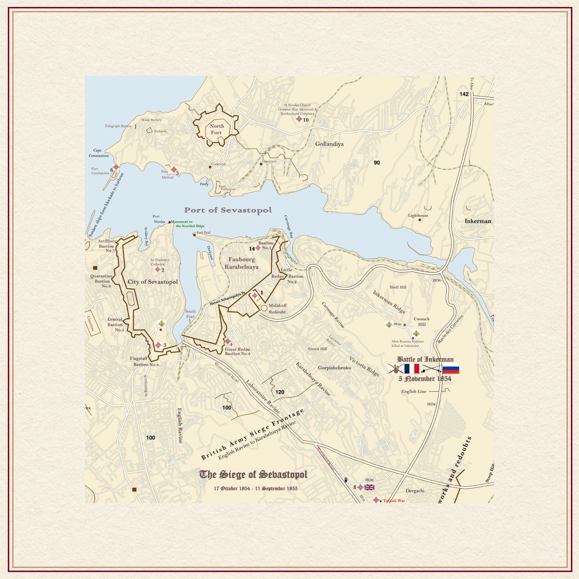 Battlefields & Burial Grounds of the Crimean War 1854 - 1856