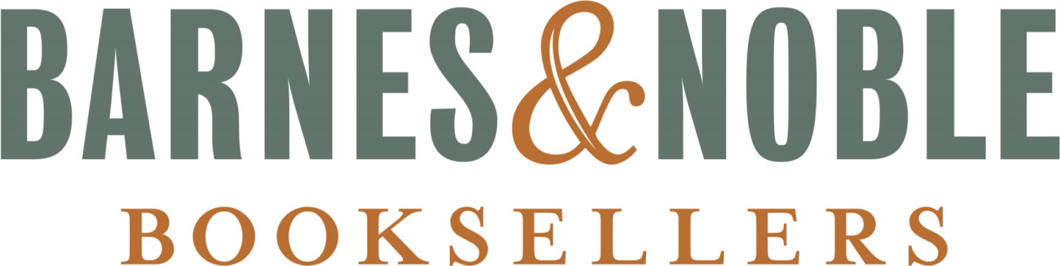 Logo for Barnes & Noble Booksellers with stylized text in shades of green and brown.