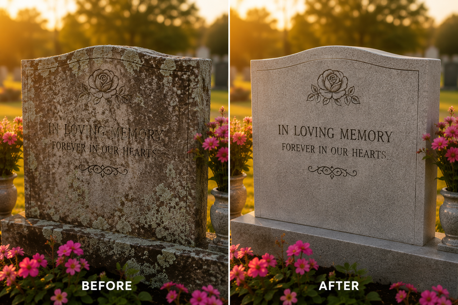 Headstone Cleaning Service