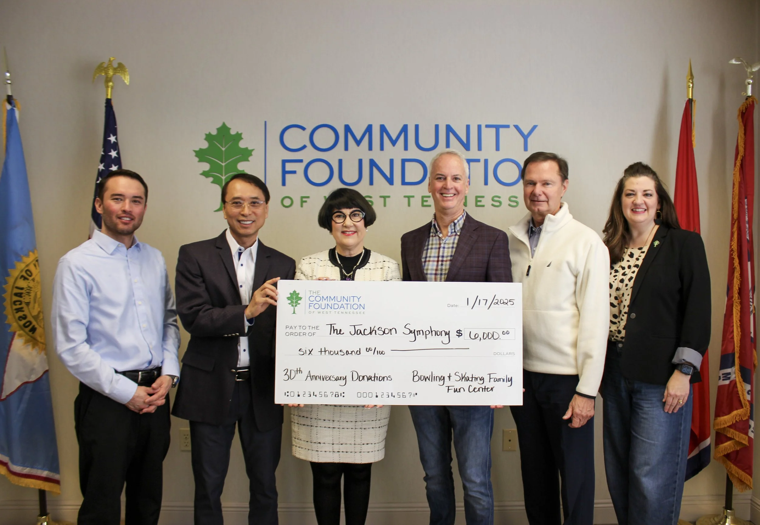 Jackson Bowling and Skating Family Fun Center Donates $30,000 to Local Nonprofits