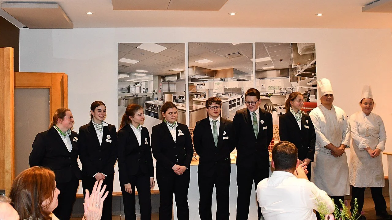 Students being recognised for their efforts during EUHOFA Congress.