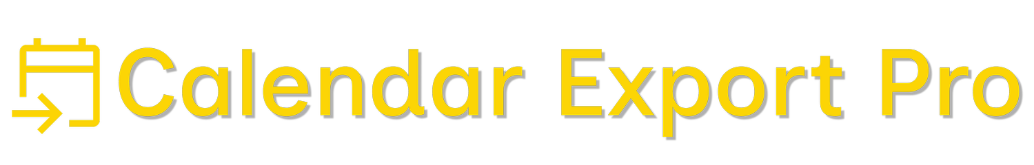 Calendar Export Pro