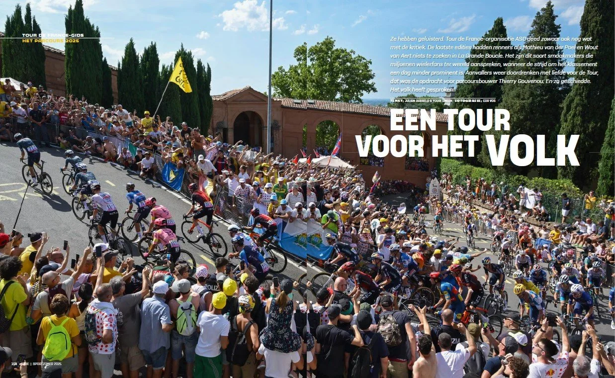 Fotospread met titel Tour voor het volk