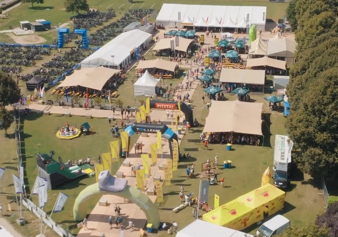 Overview of the big hike festival terrain