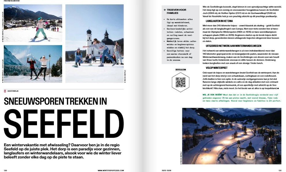Ski holiday in Seefeld, Tirol, Austria including nordic skiing