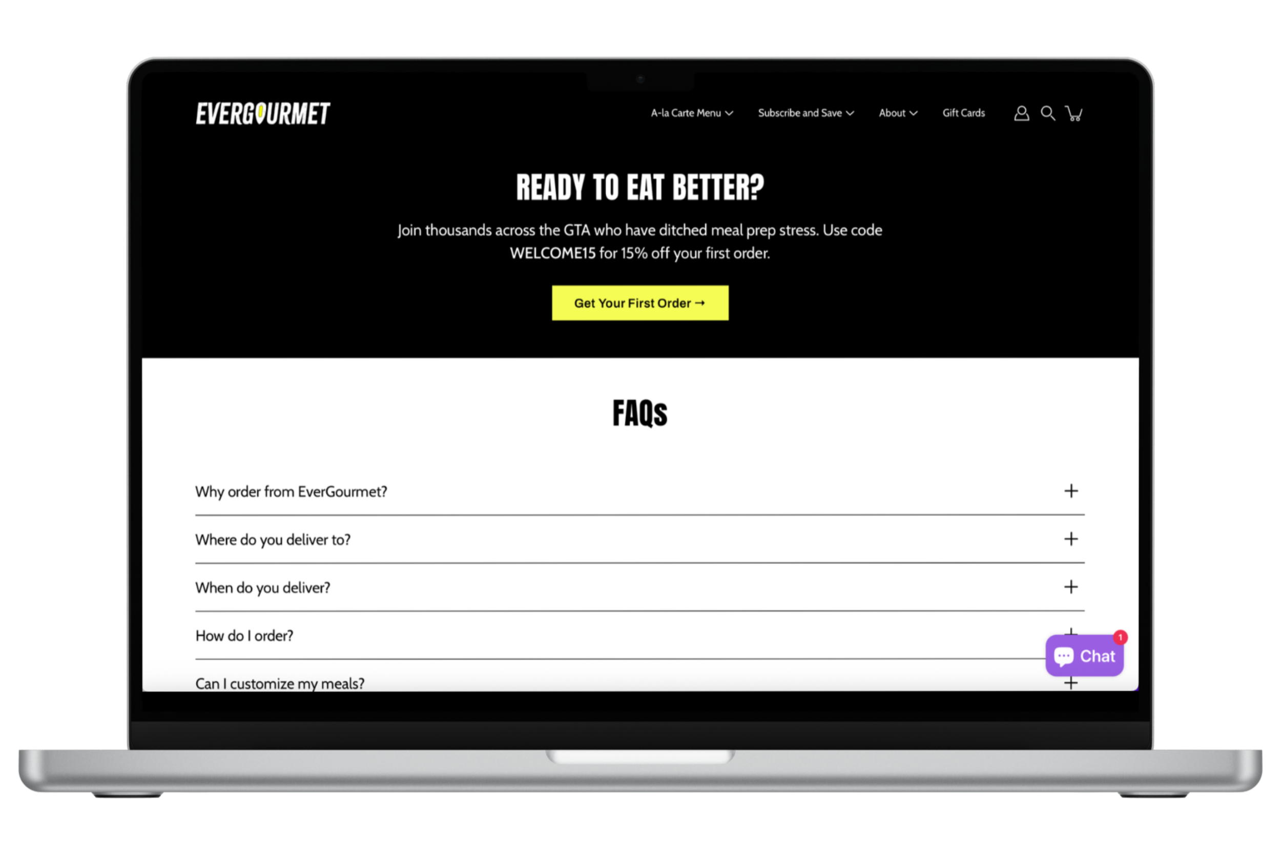 CTA Banner & FAQ (Desktop) — Strategic CTA placement paired with FAQs to handle objections guide users toward conversion