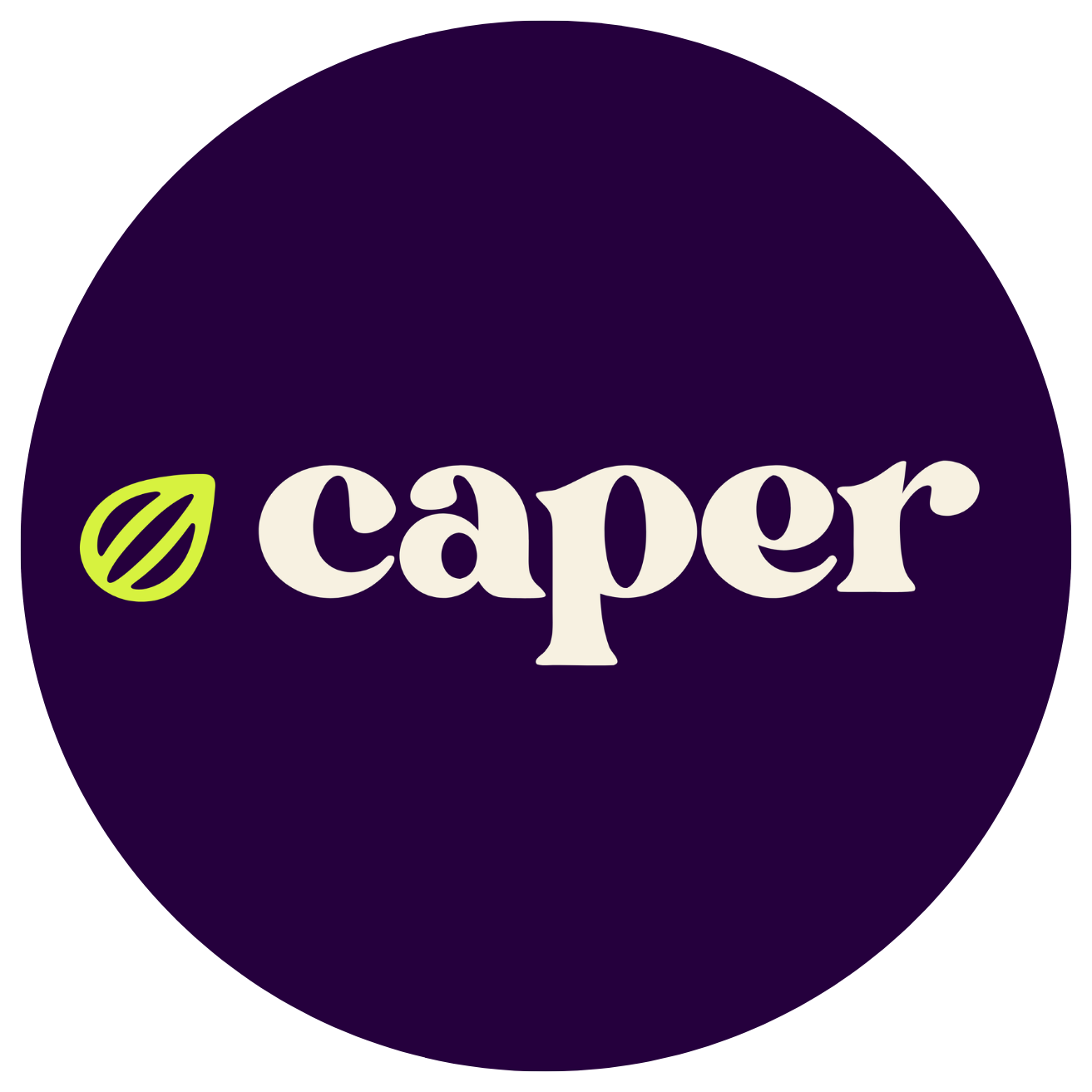 Caper logo created by DEEMATTAR Studios