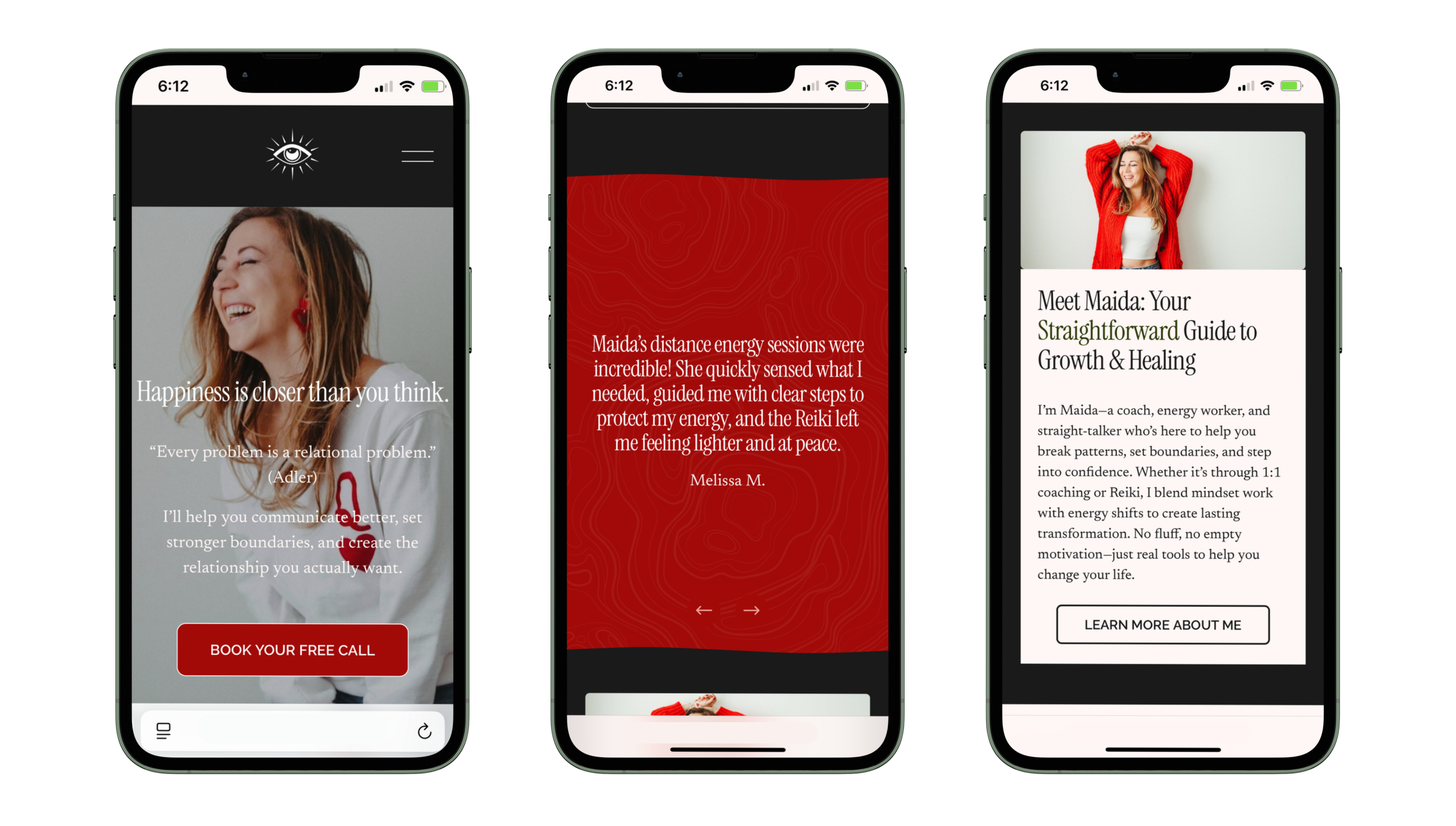 Mobile Experience — The website is fully optimized for mobile, ensuring a seamless experience across all sections—these are just a few examples.